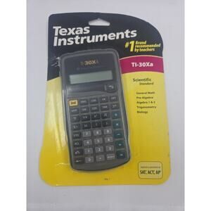 Texas Instruments TI-30Xa & TI-30 STAT Calculator Pair Working & Parts